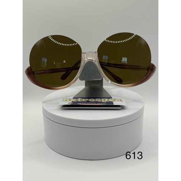 NEW Vintage Oversize Sunglasses | Non RX | Round Rimless Style | Twofer | main image 7